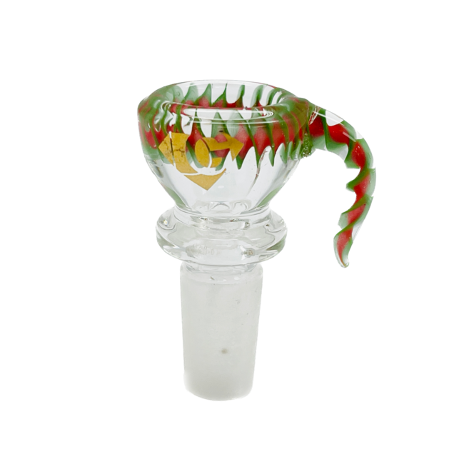 DIAMOND 14MM GLASS BOWL WITH SMALL TAIL-CC417