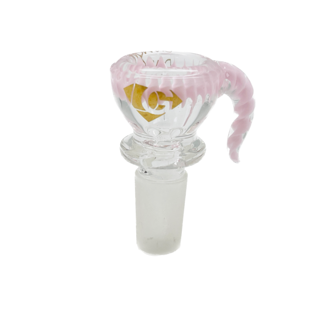 DIAMOND 14MM GLASS BOWL WITH SMALL TAIL-CC417