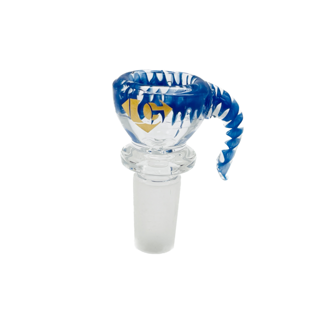 DIAMOND 14MM GLASS BOWL WITH SMALL TAIL-CC417