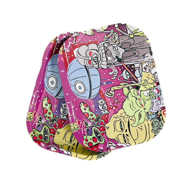 HIPSTER HIPSTER METAL TRAY WITH LID