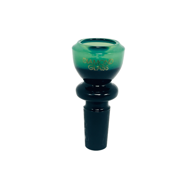 DIAMOND 14MM BLACK FITTING RIM GLASS BOWL