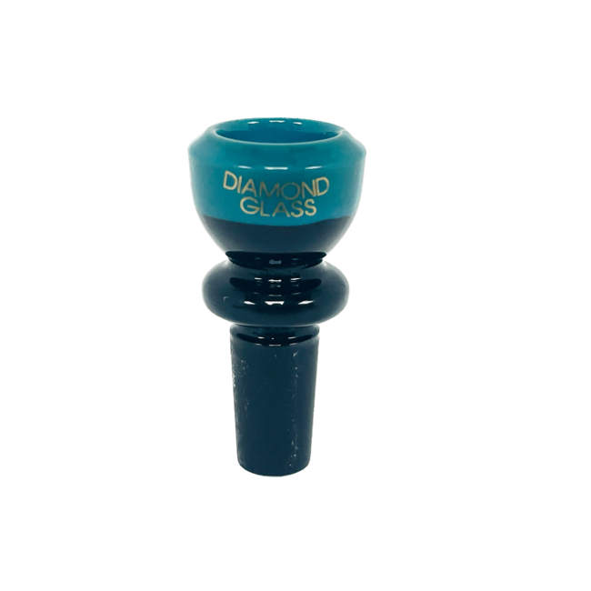 DIAMOND 14MM BLACK FITTING RIM GLASS BOWL