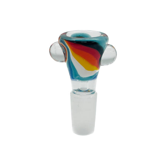 CRYSTAL GLASS 14MM BOWLS WITH  SLIDES GLASS BOWL