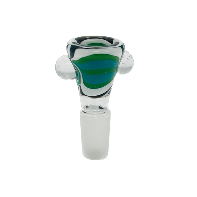 CRYSTAL GLASS 14MM BOWLS WITH  SLIDES GLASS BOWL