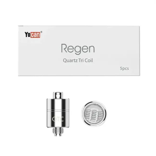 YOCAN YOCAN REGEN QUARTZ TRI  COIL (5 PCS)