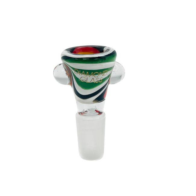 DIAMOND 14MM BOWLS WITH SIDES GLASS BOWL