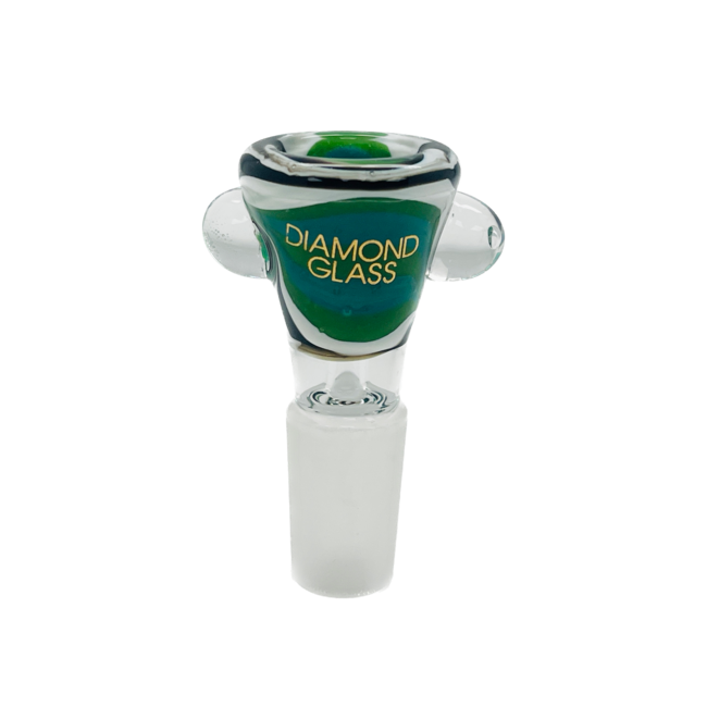 DIAMOND 14MM BOWLS WITH SIDES GLASS BOWL