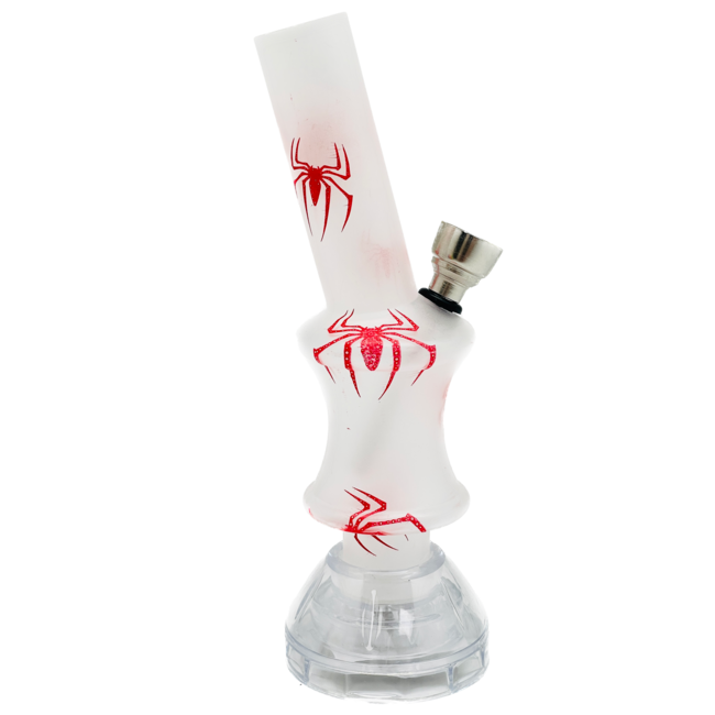ACRYLIC MINI ACRYLIC SPIDER WITH GRINDER BONG