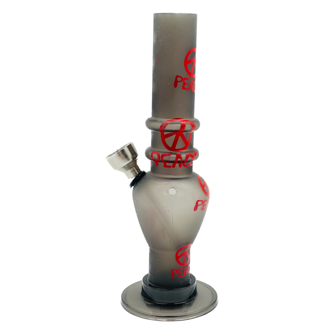 ACRYLIC MINI ACRYLIC PEACE BONG 6.9'' MS-01