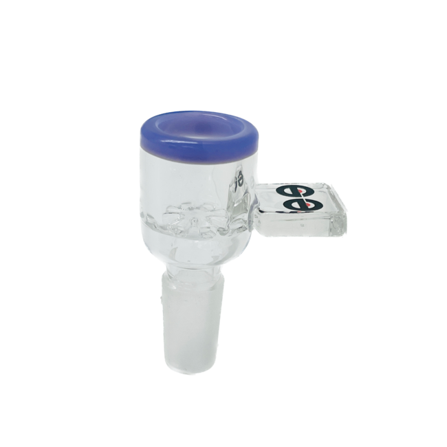 CHEECH GLASS 14MM CLEAR BUILT IN SCREEN GLASS BOWL