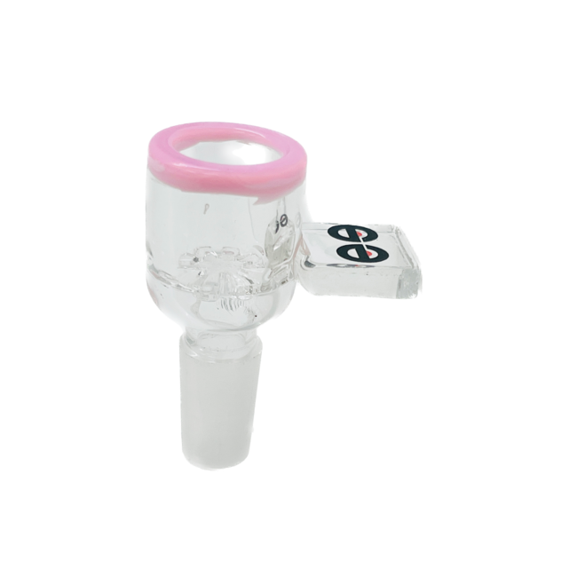 CHEECH GLASS 14MM CLEAR BUILT IN SCREEN GLASS BOWL