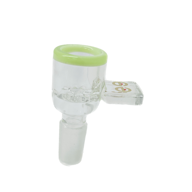 CHEECH GLASS 14MM CLEAR BUILT IN SCREEN GLASS BOWL