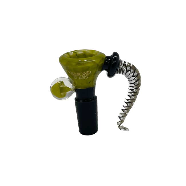 DIAMOND 14MM HONEYCOMB WITH SCREEN GLASS BOWL