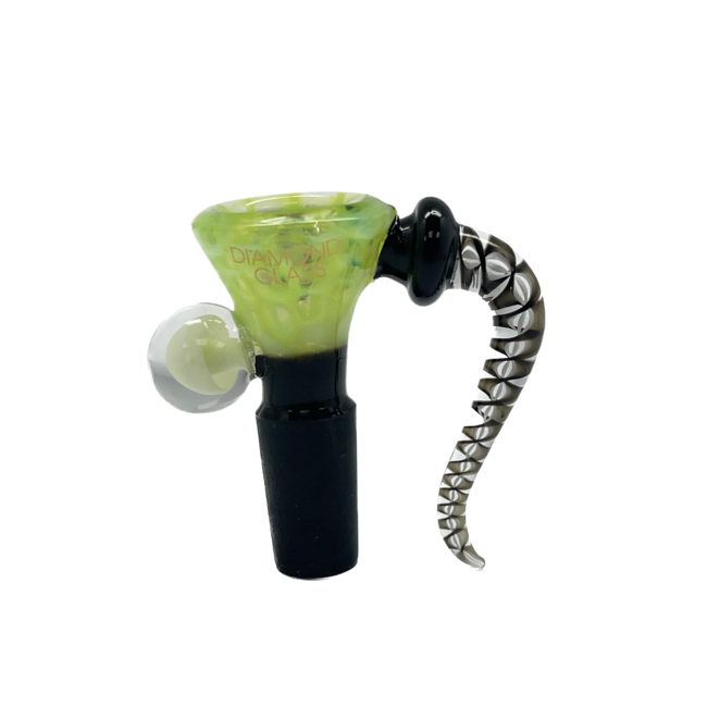 DIAMOND 14MM HONEYCOMB WITH SCREEN GLASS BOWL