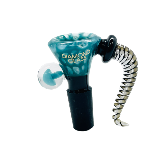 DIAMOND 14MM HONEYCOMB WITH SCREEN GLASS BOWL