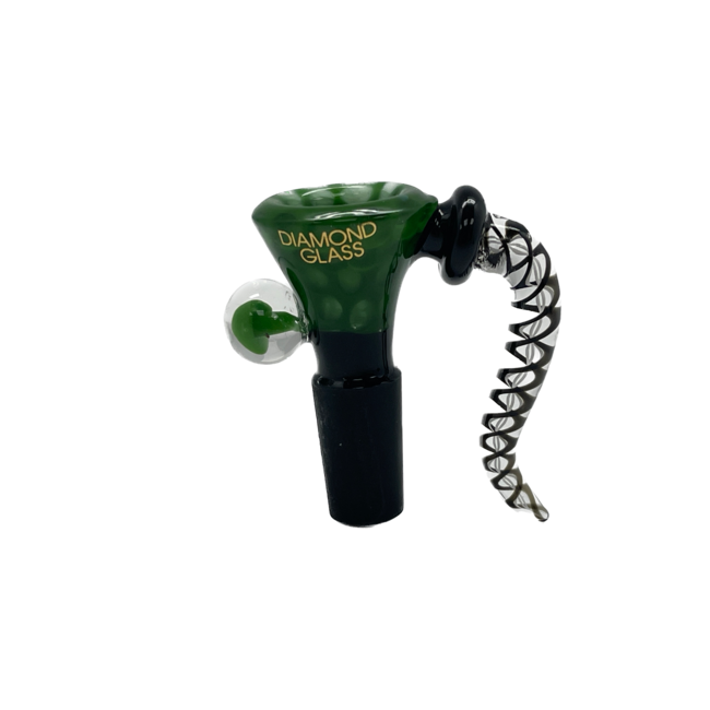 DIAMOND 14MM HONEYCOMB WITH SCREEN GLASS BOWL