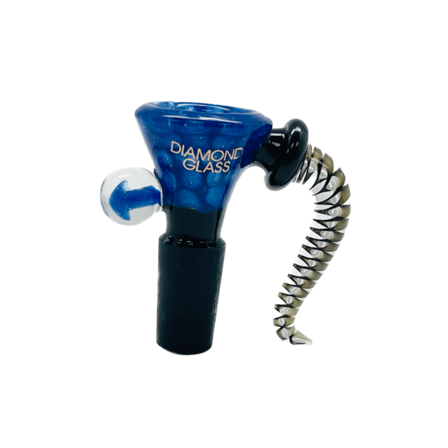 DIAMOND 14MM HONEYCOMB WITH SCREEN GLASS BOWL