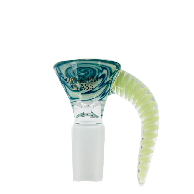 DIAMOND 14MM SPIRAL GLASS BOWL