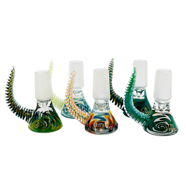 DIAMOND 14MM SPIRAL GLASS BOWL