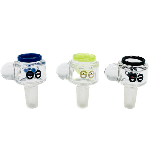 CHEECH GLASS 14MM BIG BUBBLE WITH SCREEN GLASS BOWL