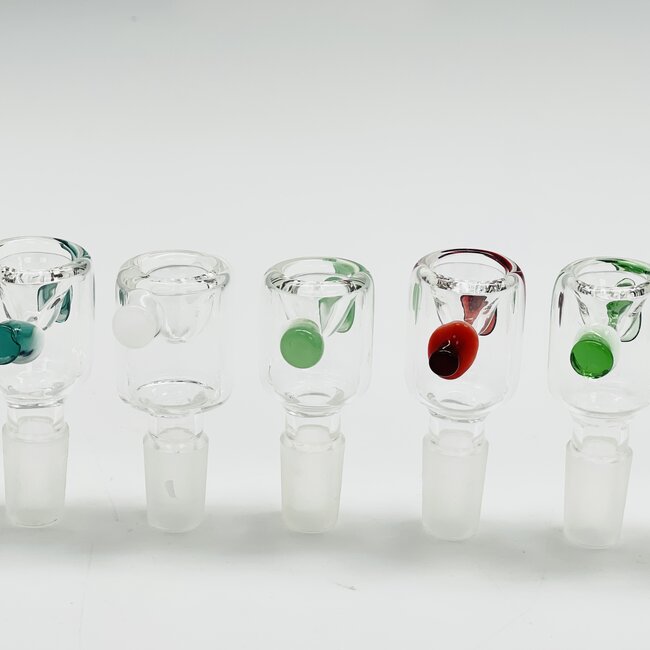 14MM CLEAR BOWL WITH HANDLES