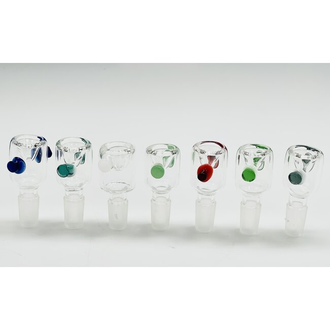 14MM  CLEAR BOWL WITH HANDLES