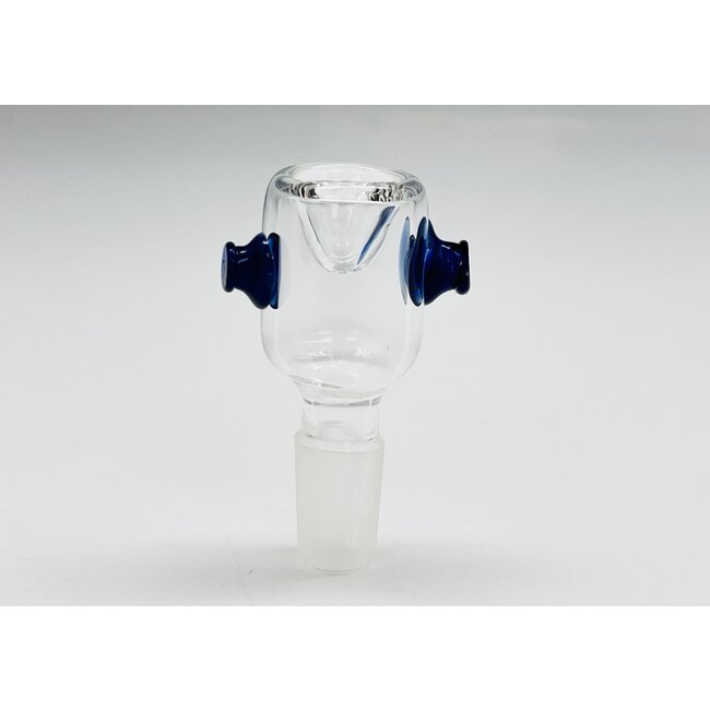 14MM  CLEAR BOWL WITH HANDLES