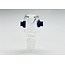 14MM  CLEAR BOWL WITH HANDLES