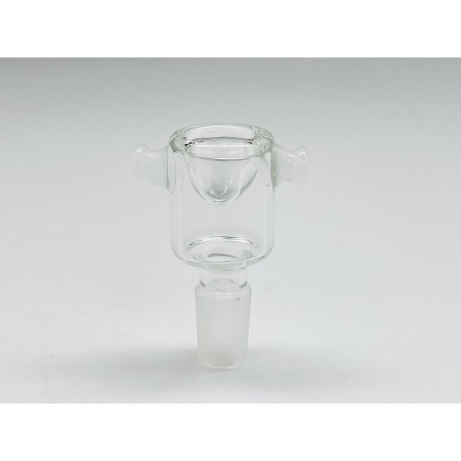 14MM  CLEAR BOWL WITH HANDLES
