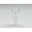 14MM  CLEAR BOWL WITH HANDLES