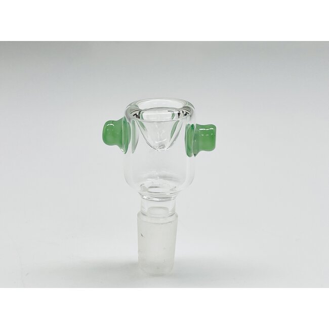 14MM  CLEAR BOWL WITH HANDLES
