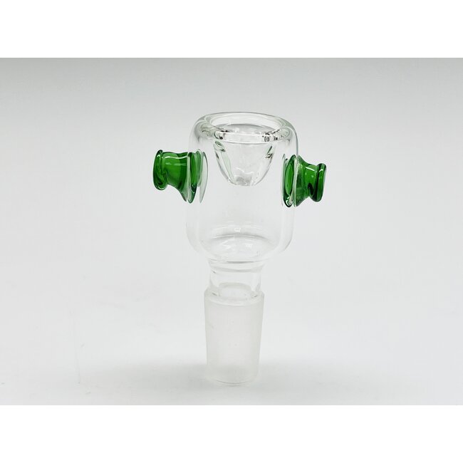 14MM  CLEAR BOWL WITH HANDLES