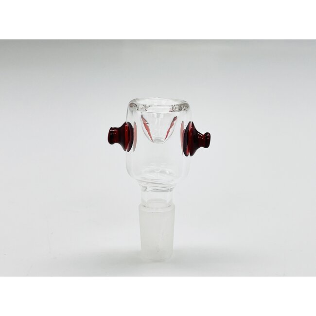 14MM  CLEAR BOWL WITH HANDLES