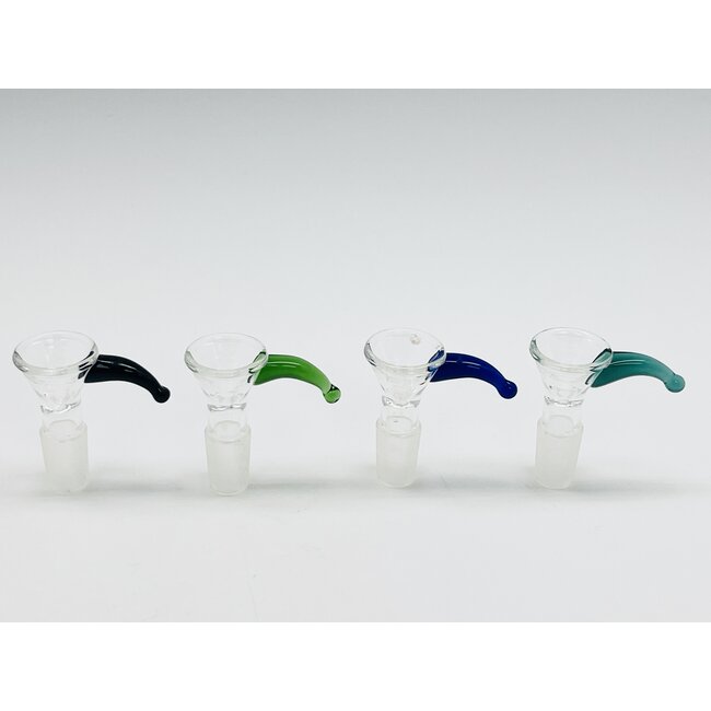 14MM WITH COLOR HANDLE GLASS BOWL