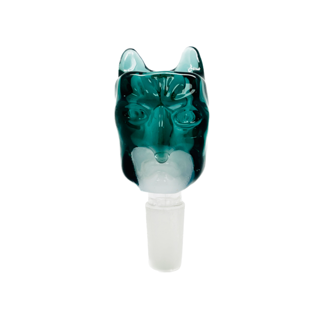 CRYSTAL GLASS 14MM  SCARED FACE GLASS BOWL