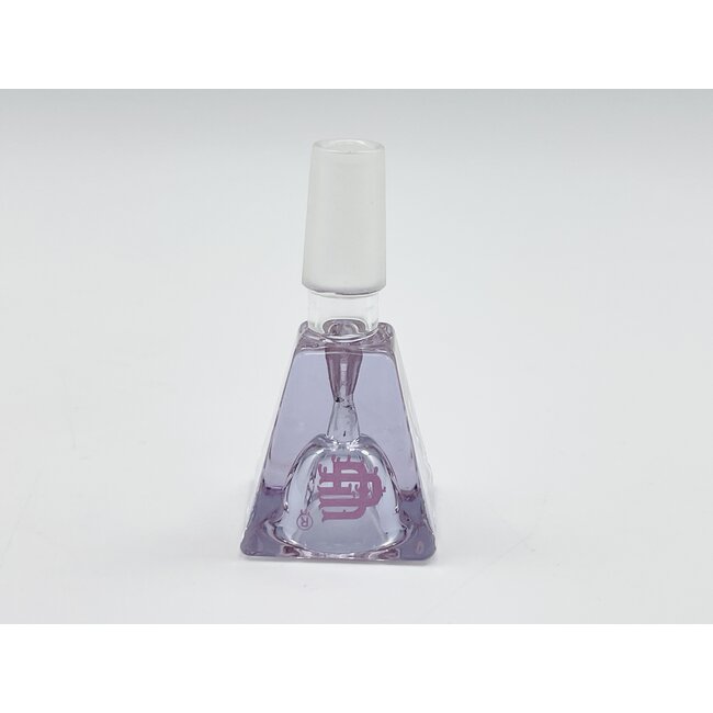 CRYSTAL GLASS 14MM RECTANGULAR CUBE GLASS BOWL