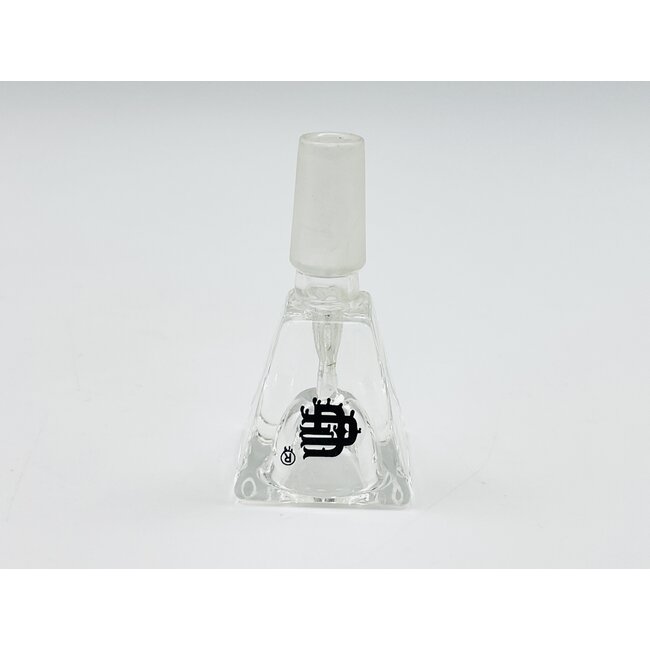 CRYSTAL GLASS 14MM RECTANGULAR CUBE GLASS BOWL