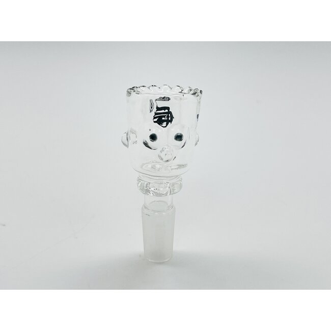 CRYSTAL GLASS 14MM  SIM SAM GLASS BOWL