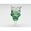 CRYSTAL GLASS CRYSTAL GLASS SKULL CROWN BOWL 14MM MALE