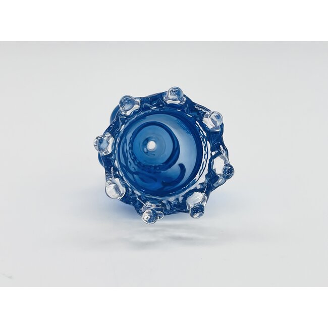 CRYSTAL GLASS 14MM  SKULL CROWN GLASS BOWL