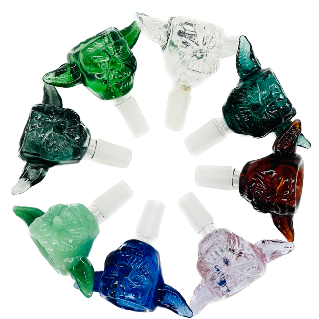 CRYSTAL GLASS 14MM ALIEN GLASS BOWL