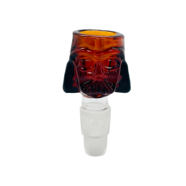 CRYSTAL GLASS 14/18MM MALE DARTH VADER GLASS BOWL