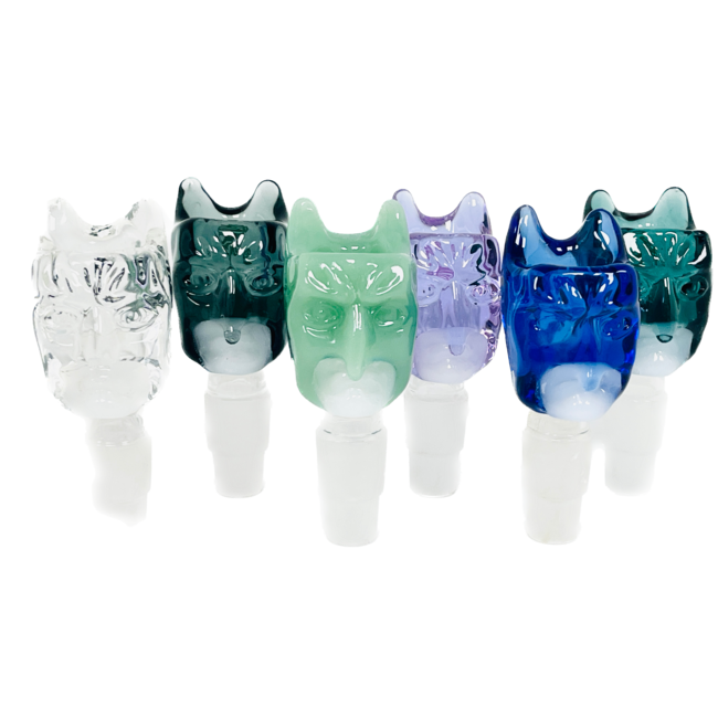 CRYSTAL GLASS 14/18MM SCARED FACE GLASS BOWL