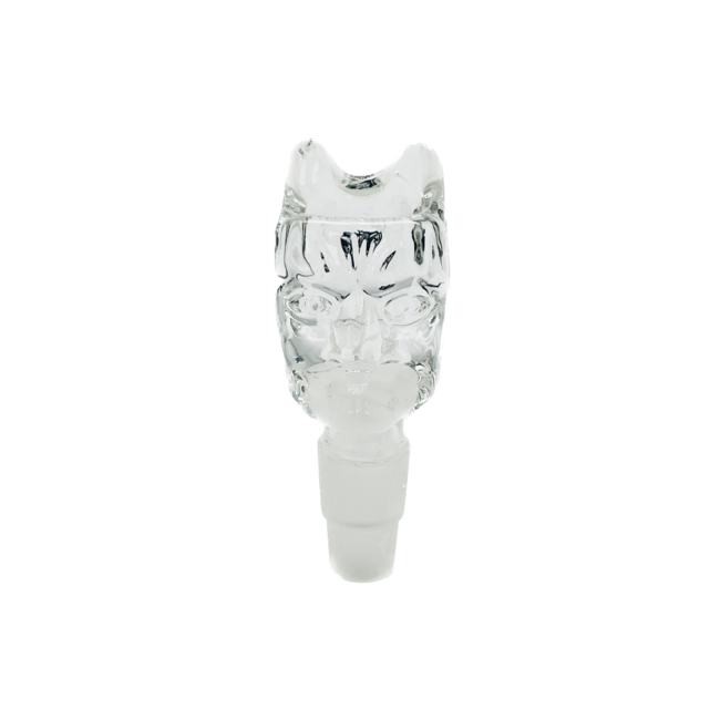 CRYSTAL GLASS 14/18MM SCARED FACE GLASS BOWL