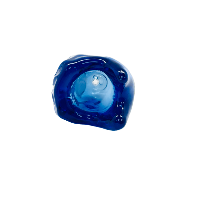 CRYSTAL GLASS 14/18MM SCARED FACE GLASS BOWL