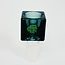 CRYSTAL GLASS CRYSTAL GLASS CUBE BOWL 14/18MM MALE