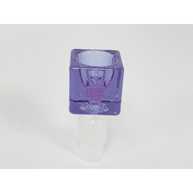 CRYSTAL GLASS 14/18MM CUBE GLASS BOWL