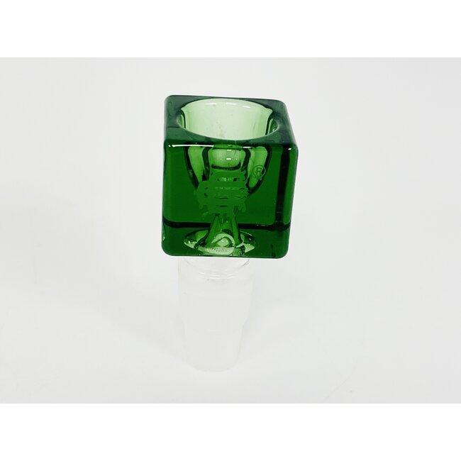 CRYSTAL GLASS 14/18MM CUBE GLASS BOWL