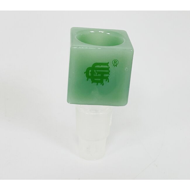 CRYSTAL GLASS 14/18MM CUBE GLASS BOWL