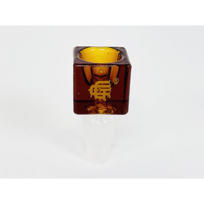CRYSTAL GLASS 14/18MM CUBE GLASS BOWL